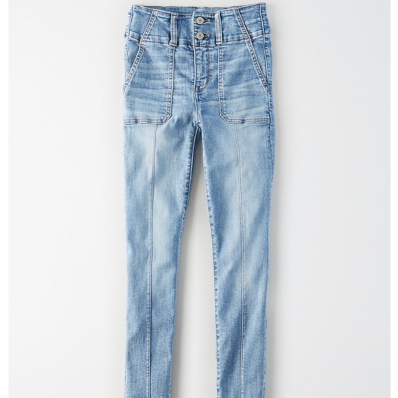 American Eagle Outfitters Denim - AE NE(X)T LEVEL SUPER HIGH-WAISTED JEGGING